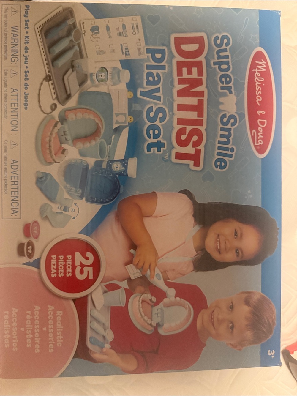 Melissa & Doug Dentist Play Set - Blue & Pink